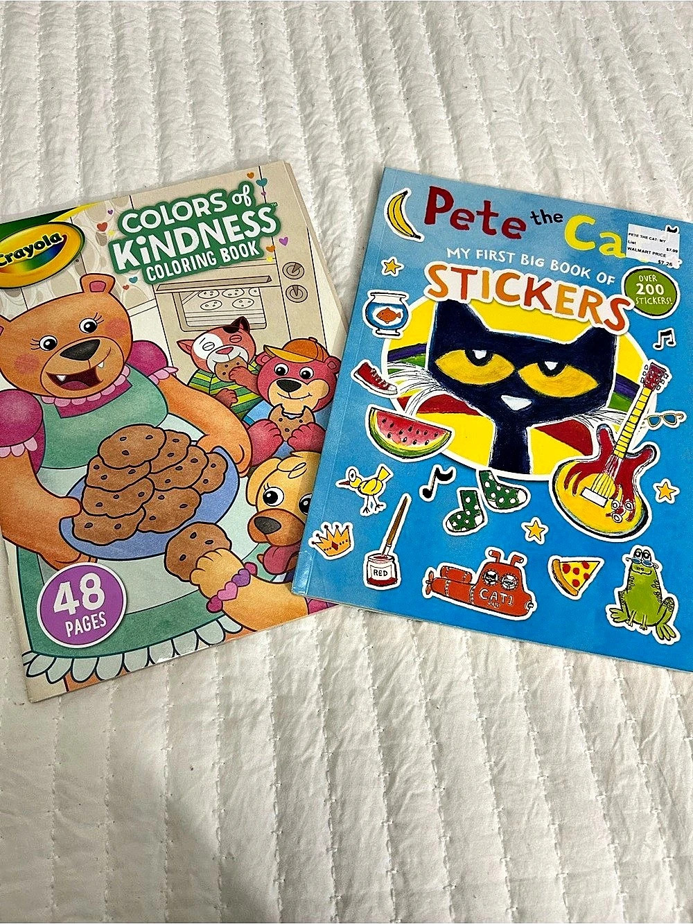 Pete the Cat My First Big Book of Stickers  & coloring book Set